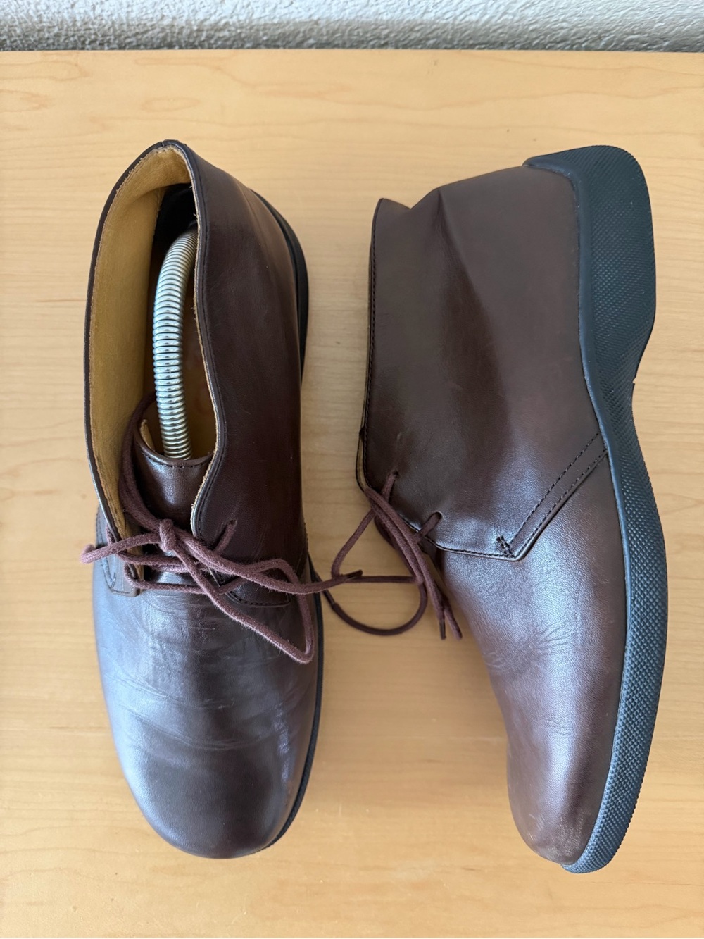 Polo Ralph Lauren Men’s Brown Leather Chukka Boots 10D